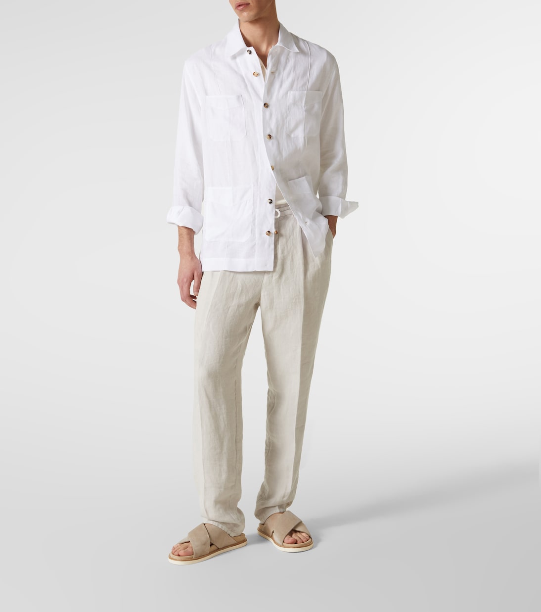 Suede sandals | Brunello Cucinelli