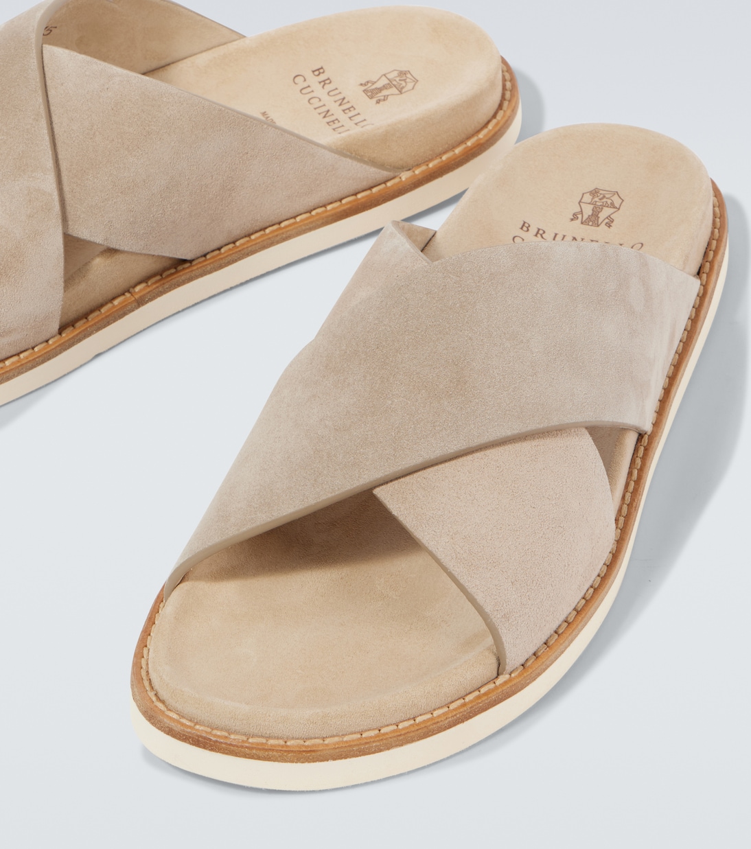 Suede sandals | Brunello Cucinelli