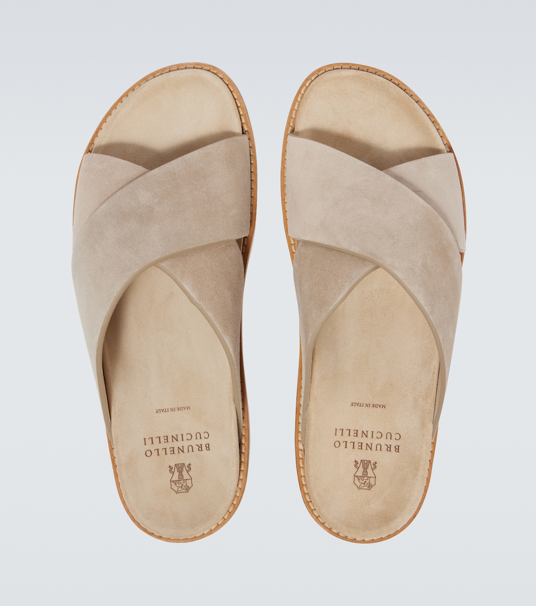 Suede sandals | Brunello Cucinelli