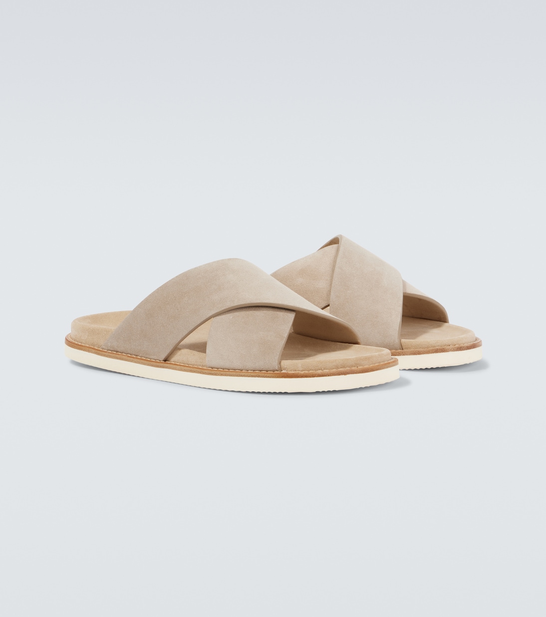 Suede sandals | Brunello Cucinelli