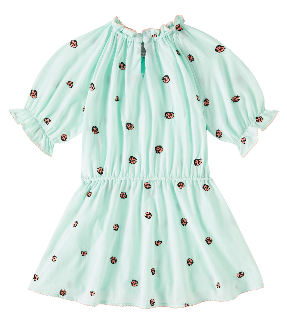 Besticktes Kleid aus Baumwolle | Stella McCartney Kids