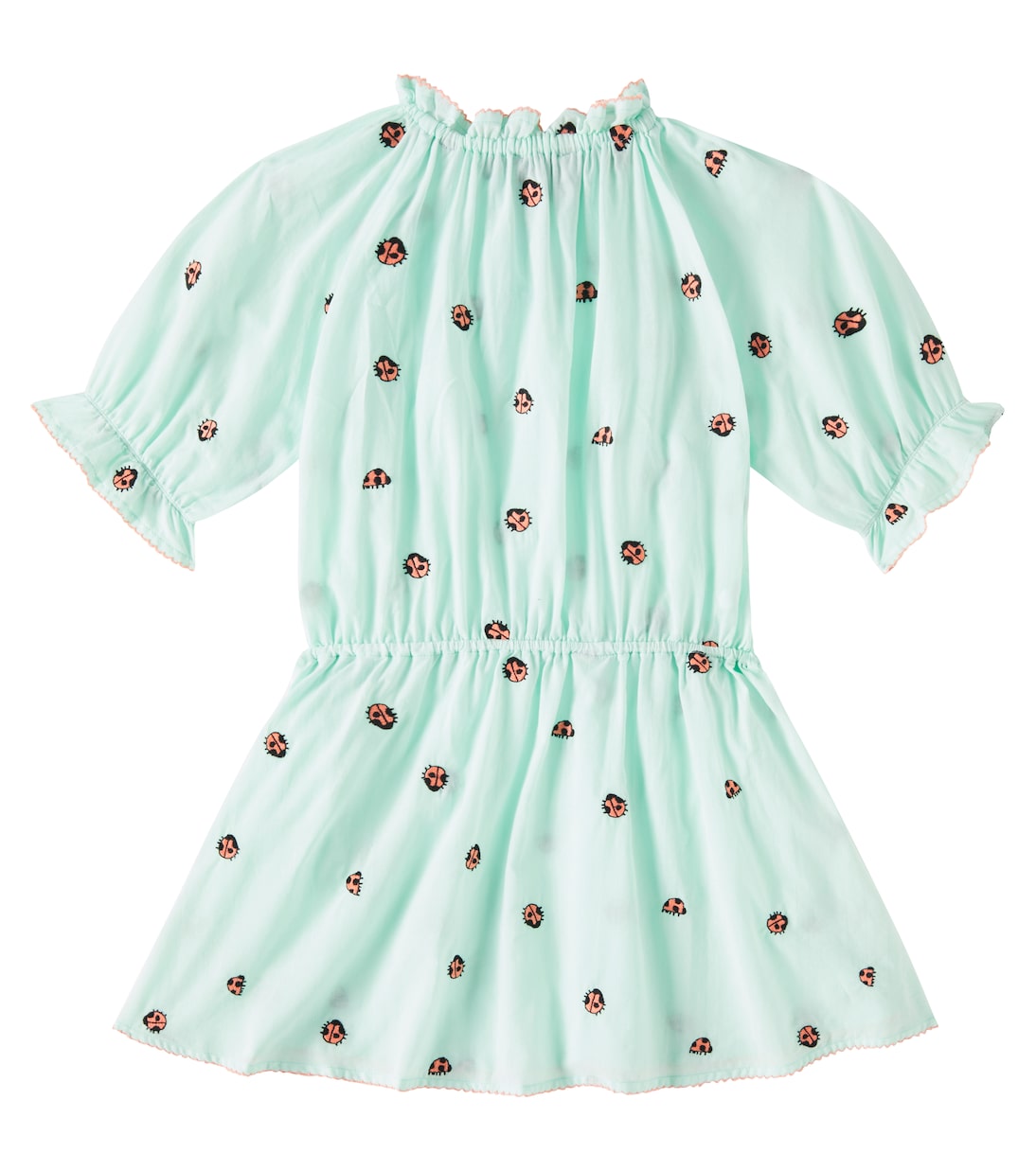 Besticktes Kleid aus Baumwolle | Stella McCartney Kids