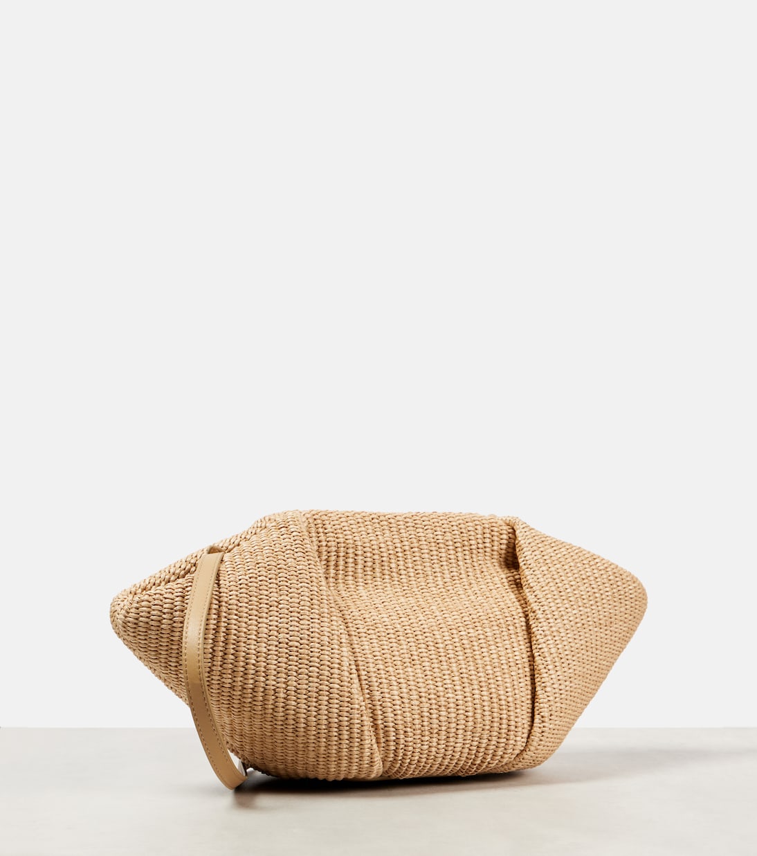 Fold-Over Small raffia clutch | Brunello Cucinelli
