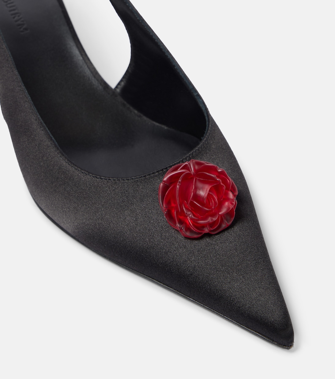 Escarpins 45 en satin à fleurs | Magda Butrym