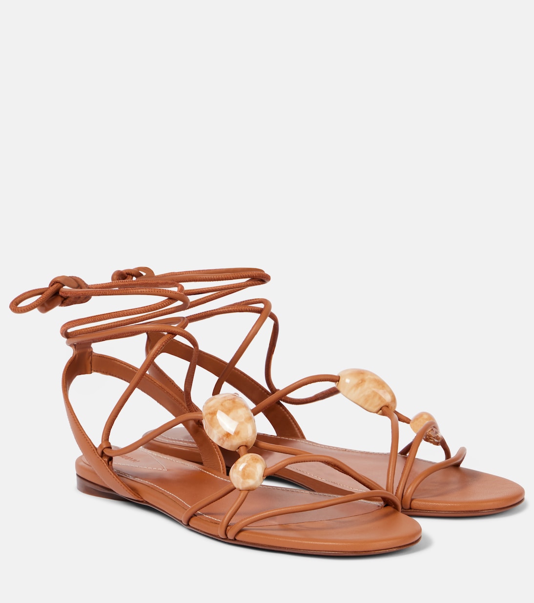 Gleam leather sandals | Zimmermann