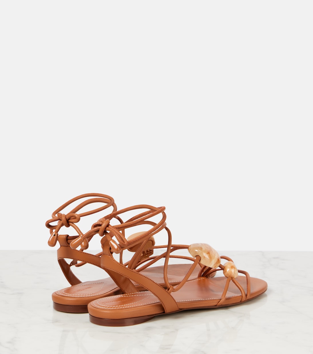 Gleam leather sandals | Zimmermann