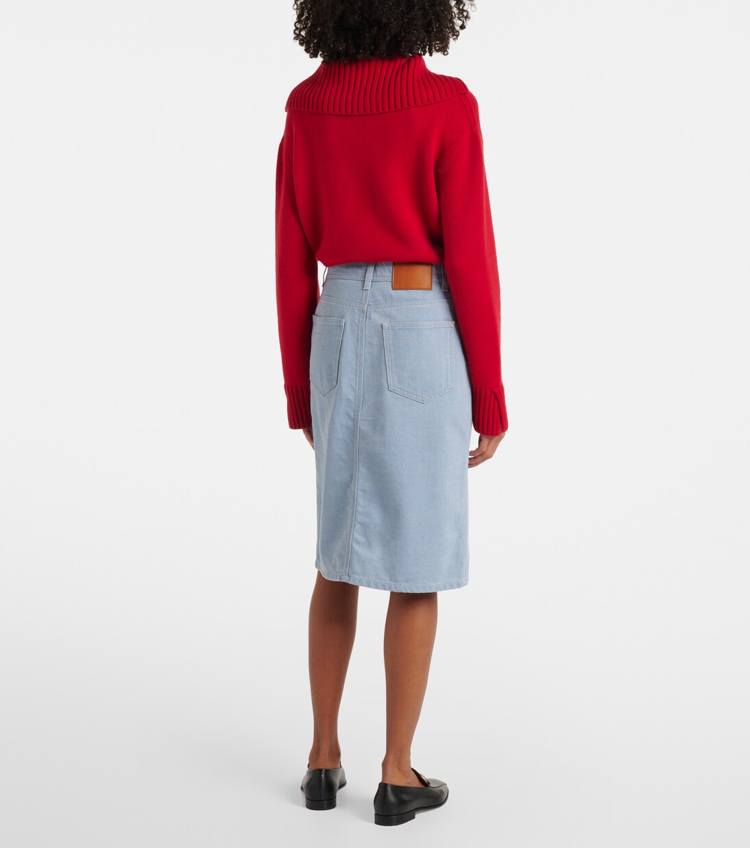 Falda midi de algodón | Tod's
