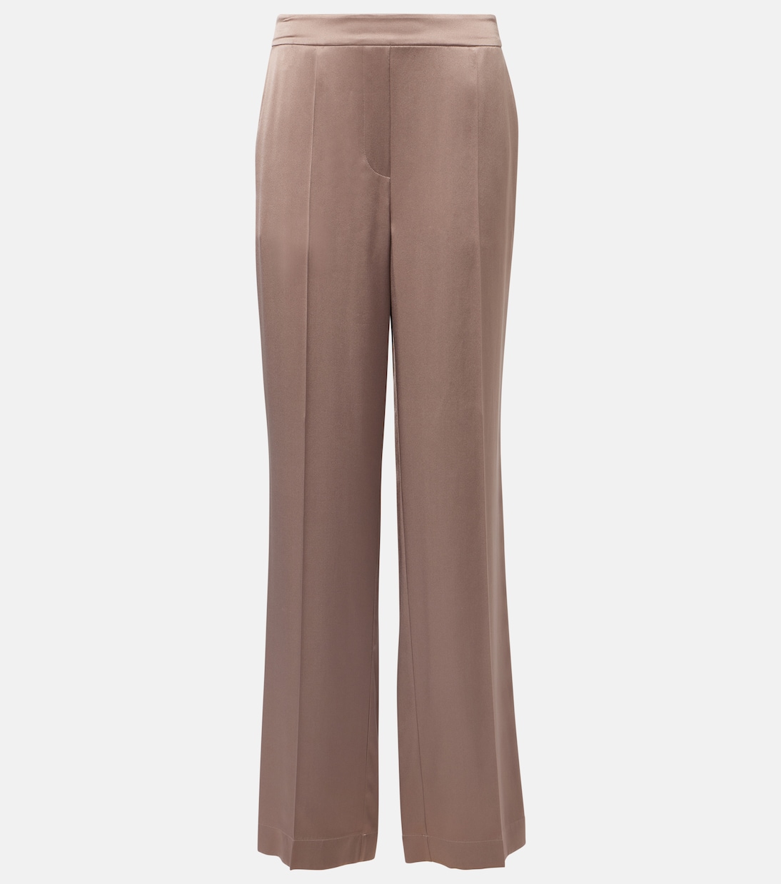 Pantaloni regular Tova in raso di seta | Joseph