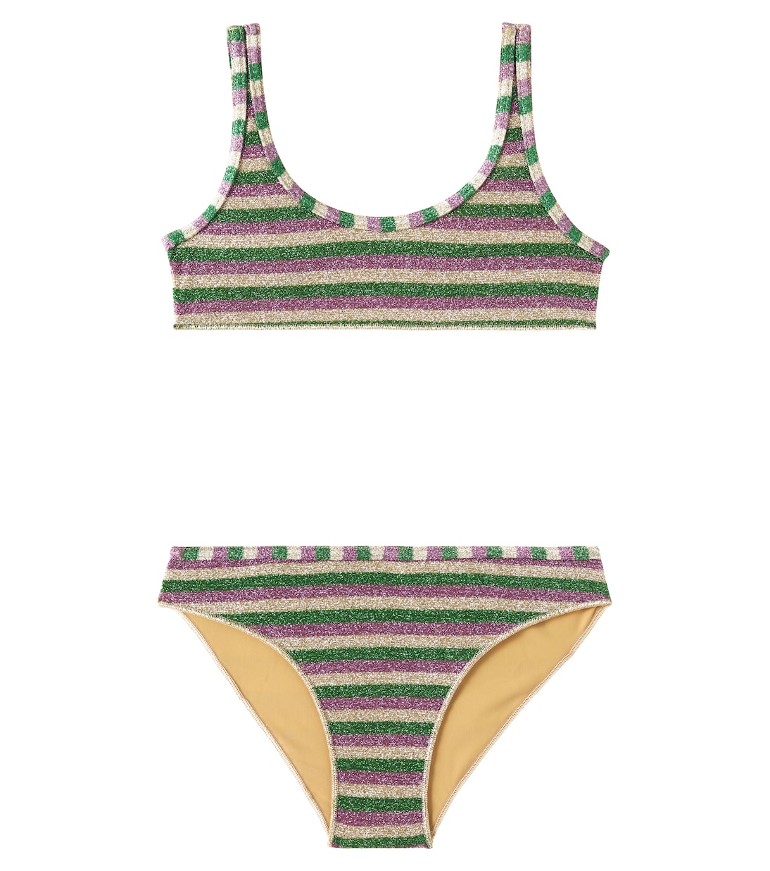 Bikini con lamé a righe | Oséree Kids