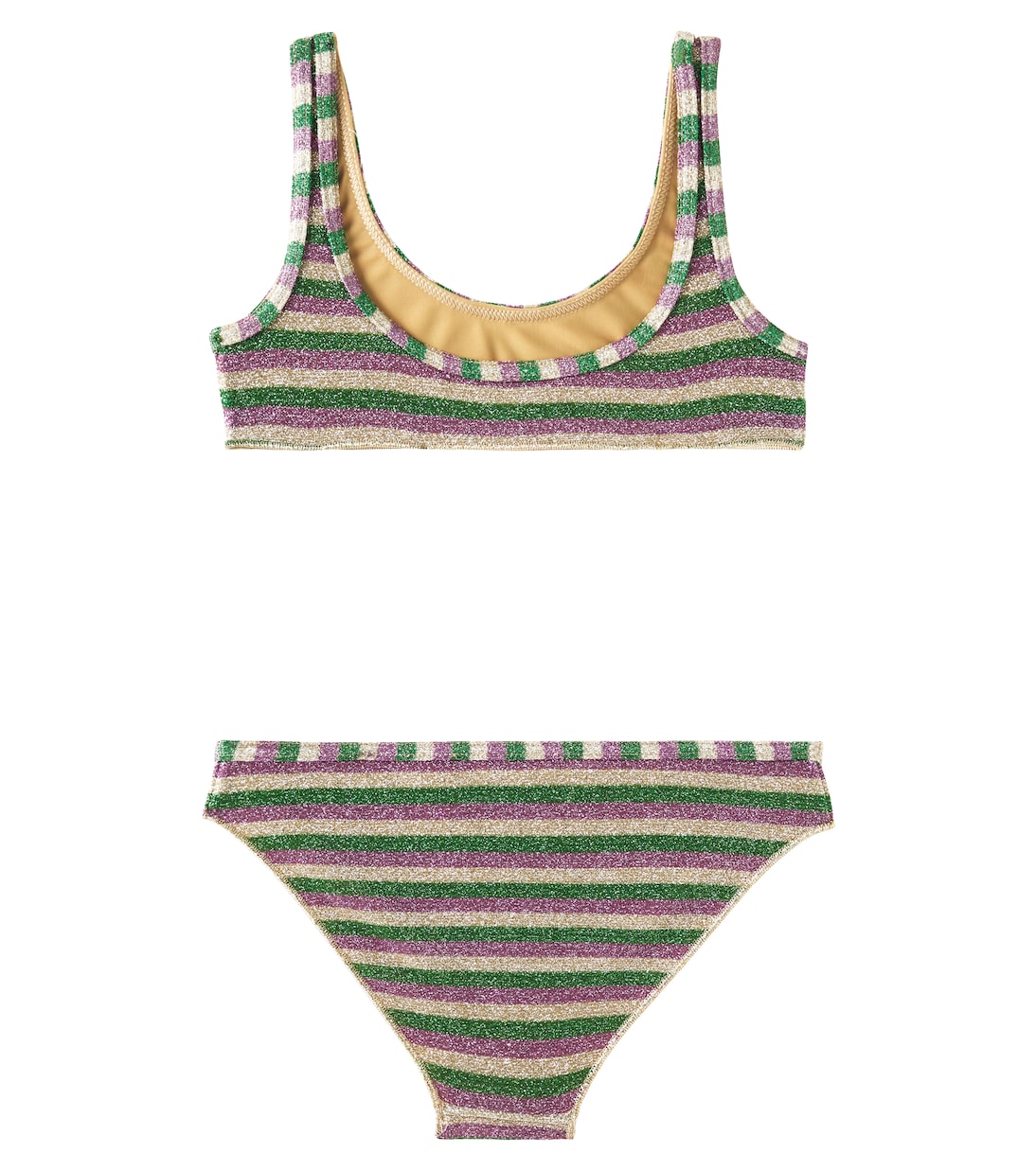 Bikini con lamé a righe | Oséree Kids
