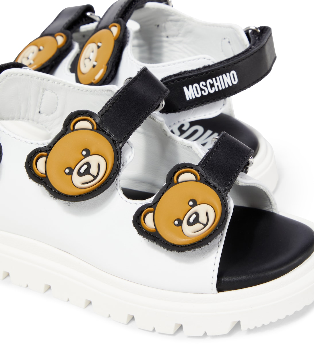 Teddy Bear leather sandals | Moschino Kids