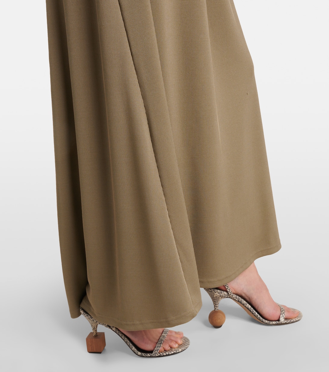 Vestido largo S-Buckle adornado | Christopher Esber