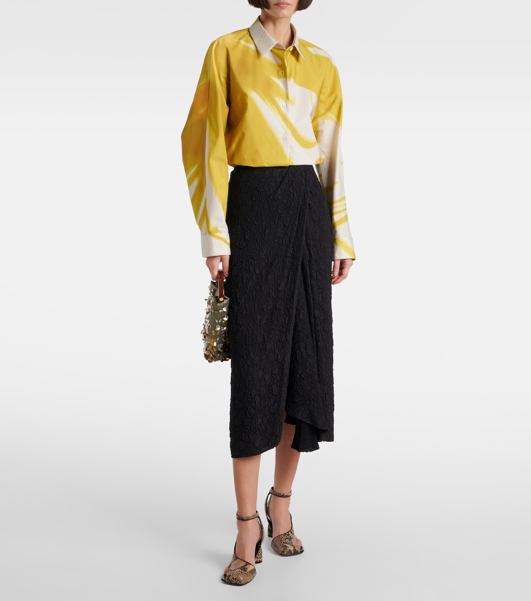 Gonna midi in jacquard | Dries Van Noten