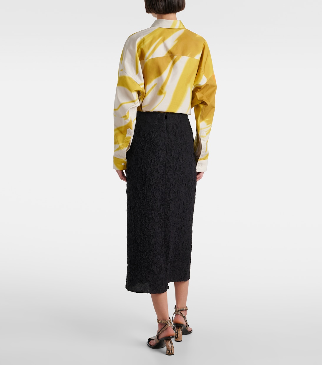 Gonna midi in jacquard | Dries Van Noten