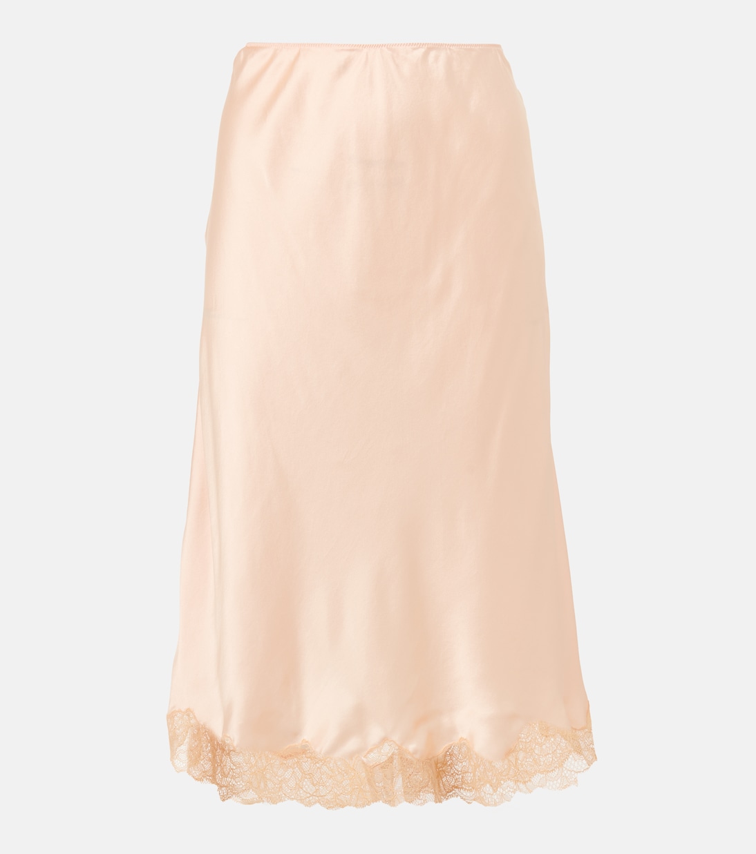 Falda midi Irene de seda | The Row