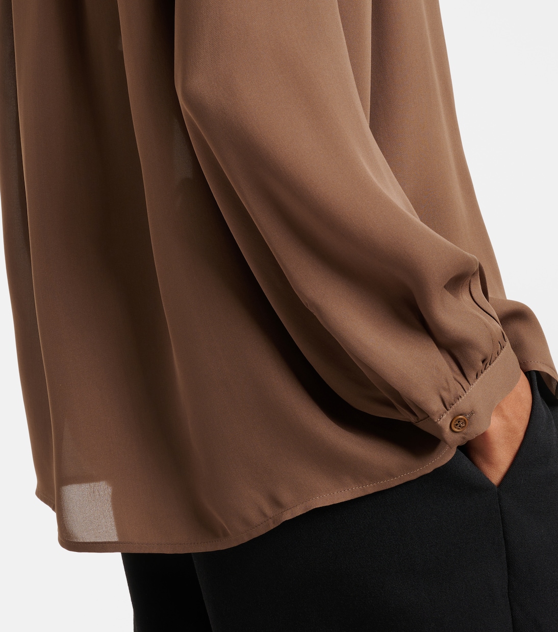 Carley silk georgette top | Nili Lotan