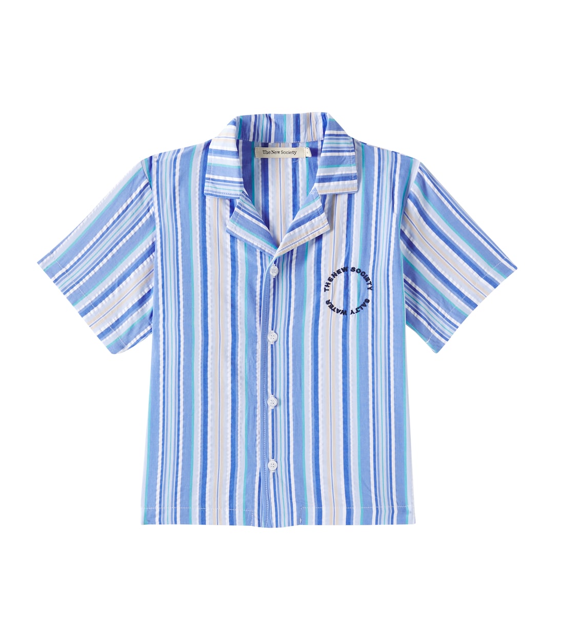 Camisa Tebas de algodón a rayas | The New Society