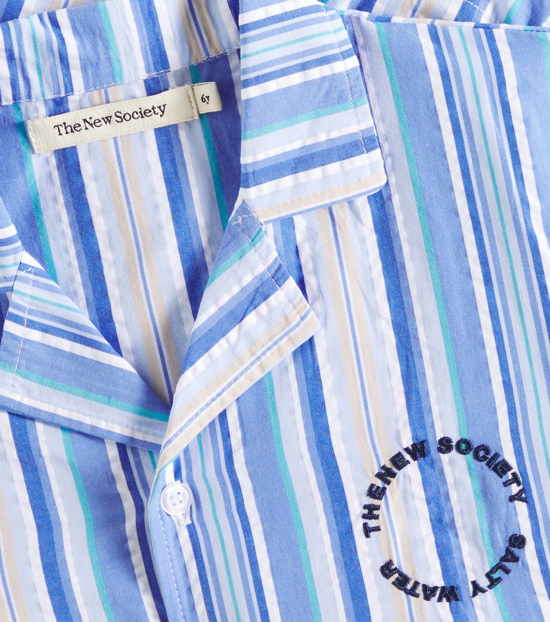 Camisa Tebas de algodón a rayas | The New Society