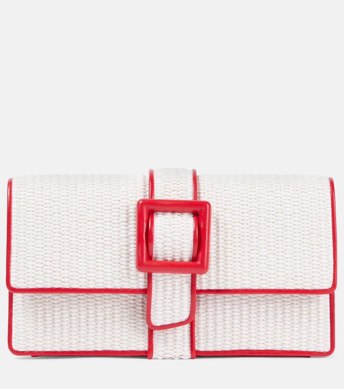 Maycap raffia-effect clutch | Manolo Blahnik