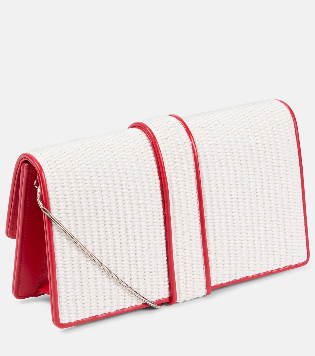 Maycap raffia-effect clutch | Manolo Blahnik