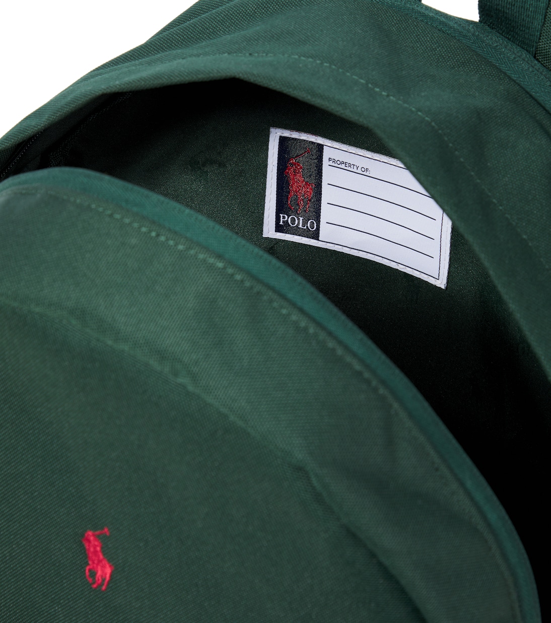 Logo canvas backpack in green - Polo Ralph Lauren Kids