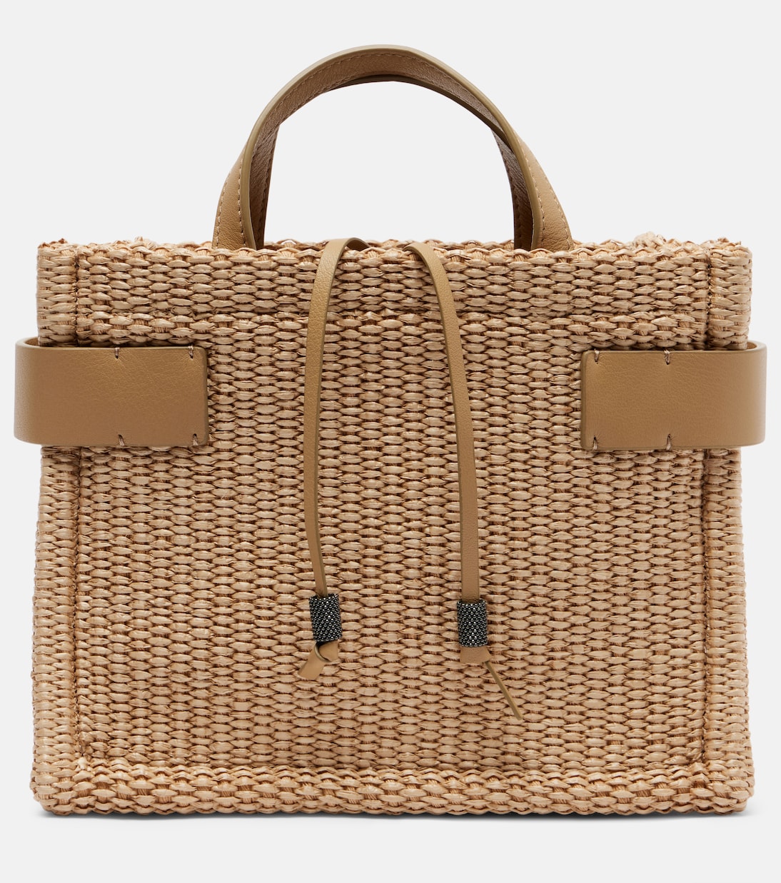 Borsa Essence Large in rafia | Brunello Cucinelli