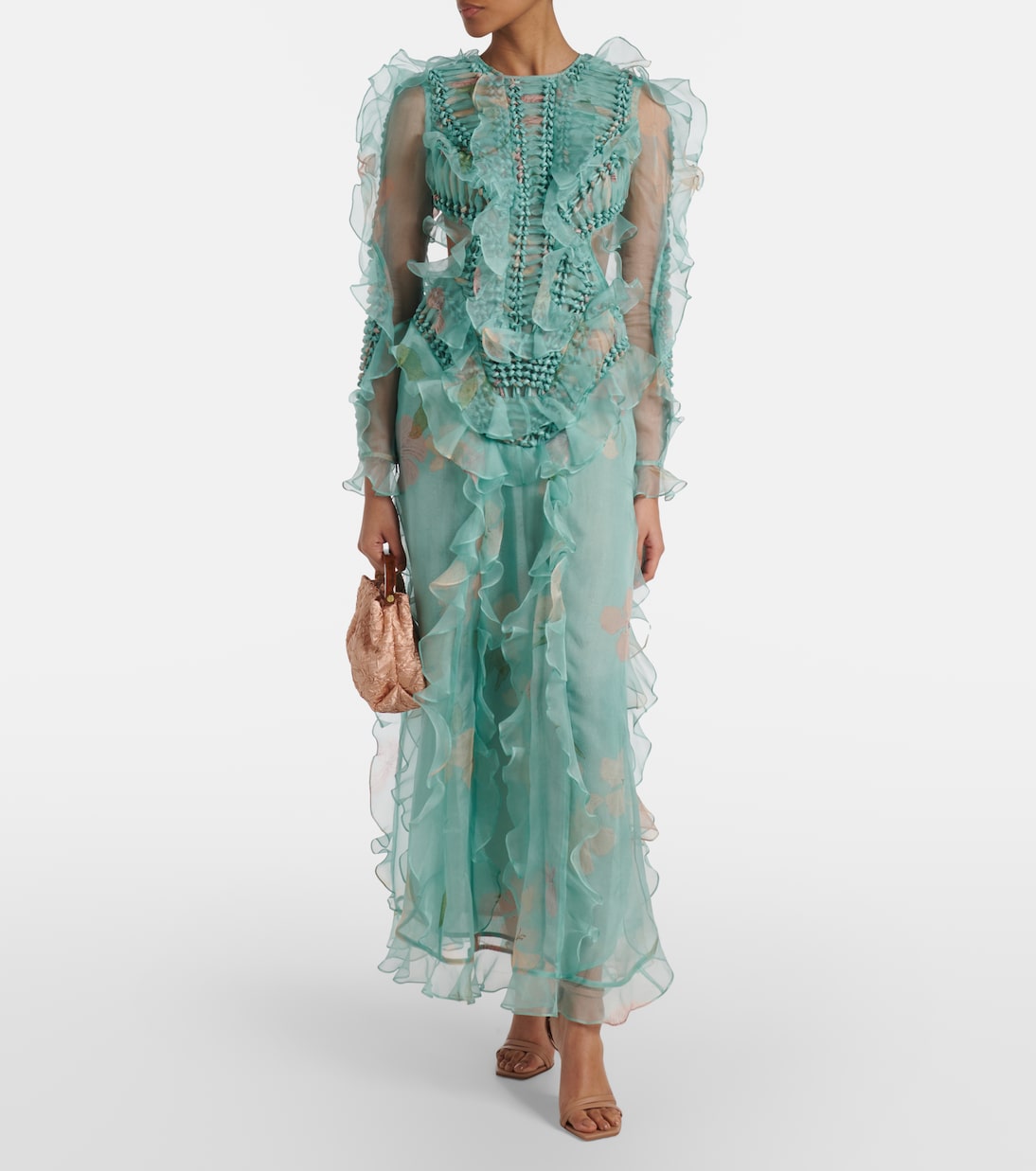 Robe longue Illuminate en soie | Zimmermann