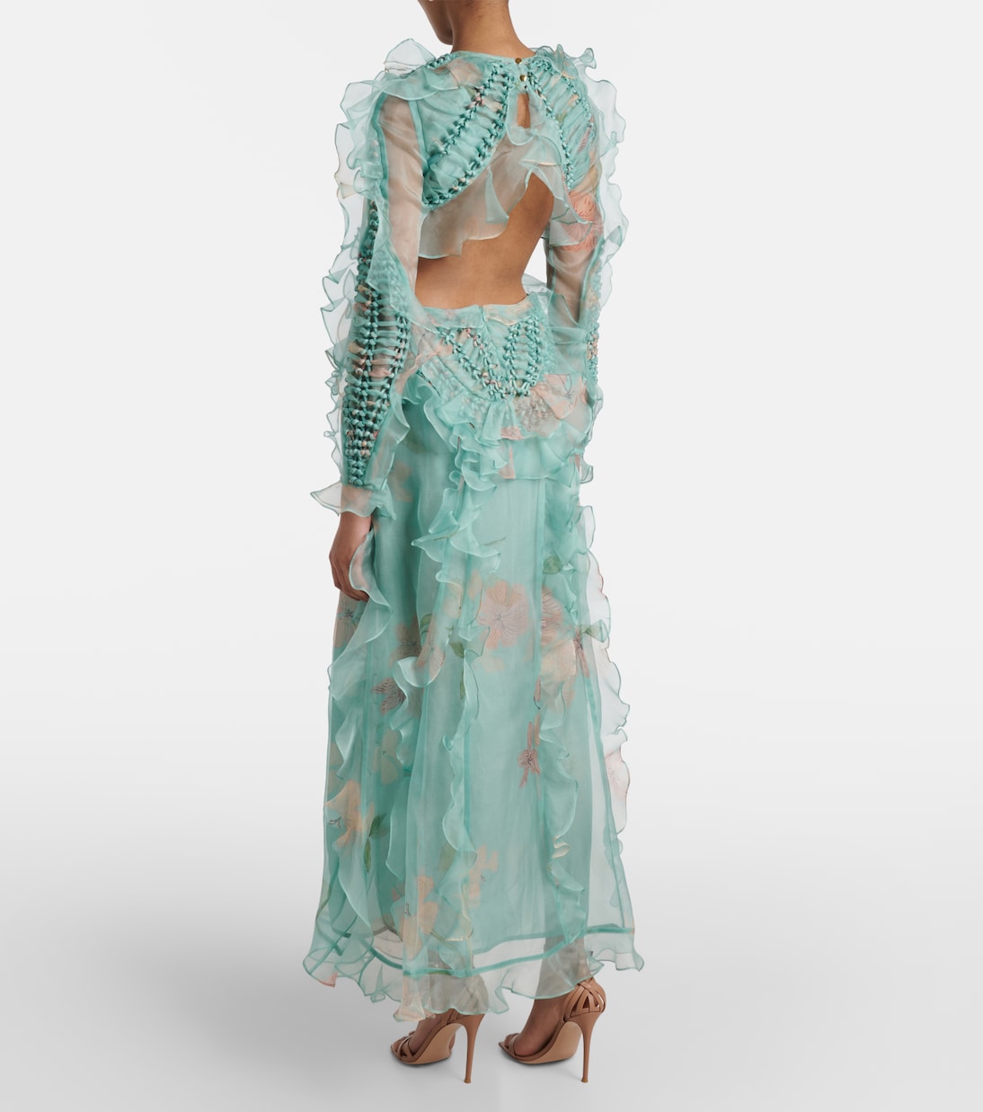 Robe longue Illuminate en soie | Zimmermann
