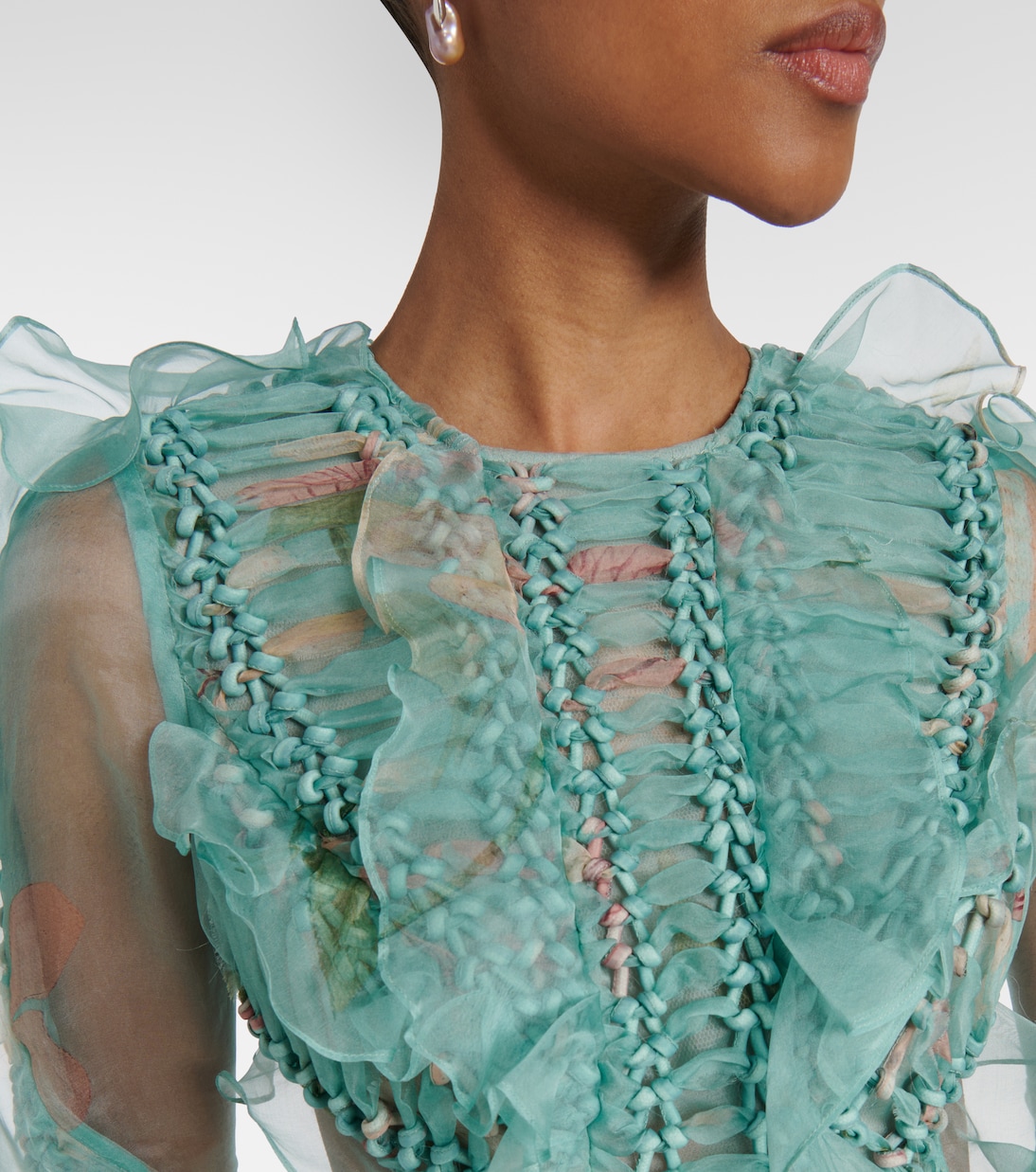 Robe longue Illuminate en soie | Zimmermann