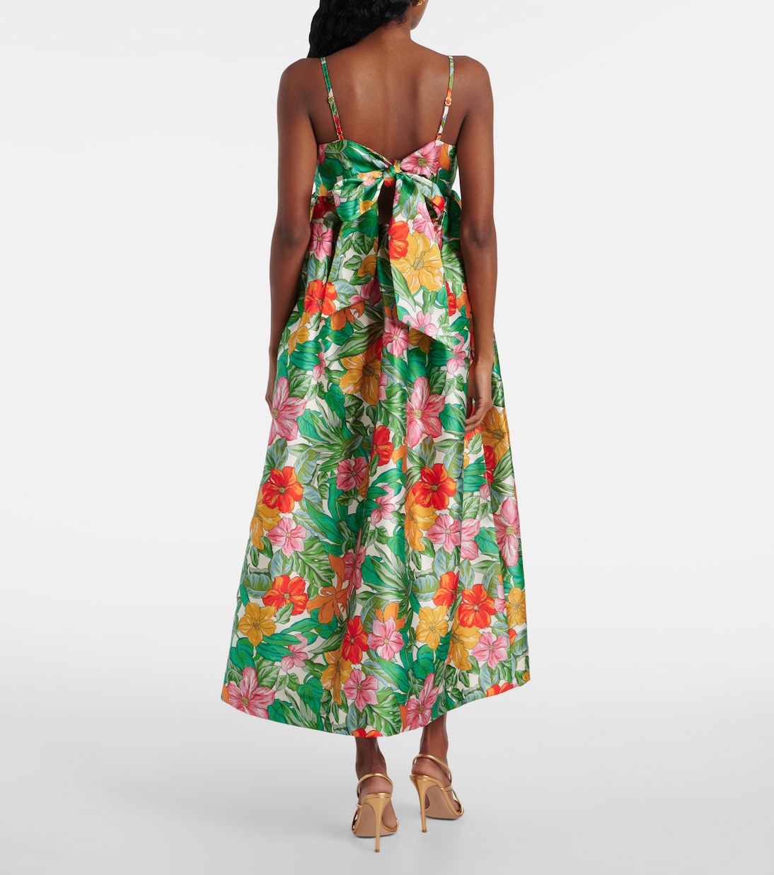 Robe longue Amelia imprimée | Alémais