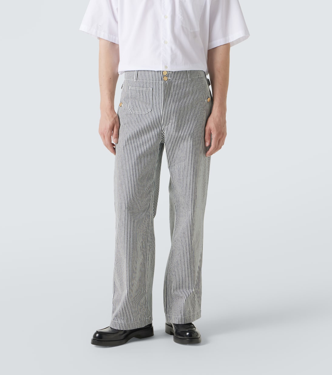 x Carhartt striped cotton straight pants | Junya Watanabe