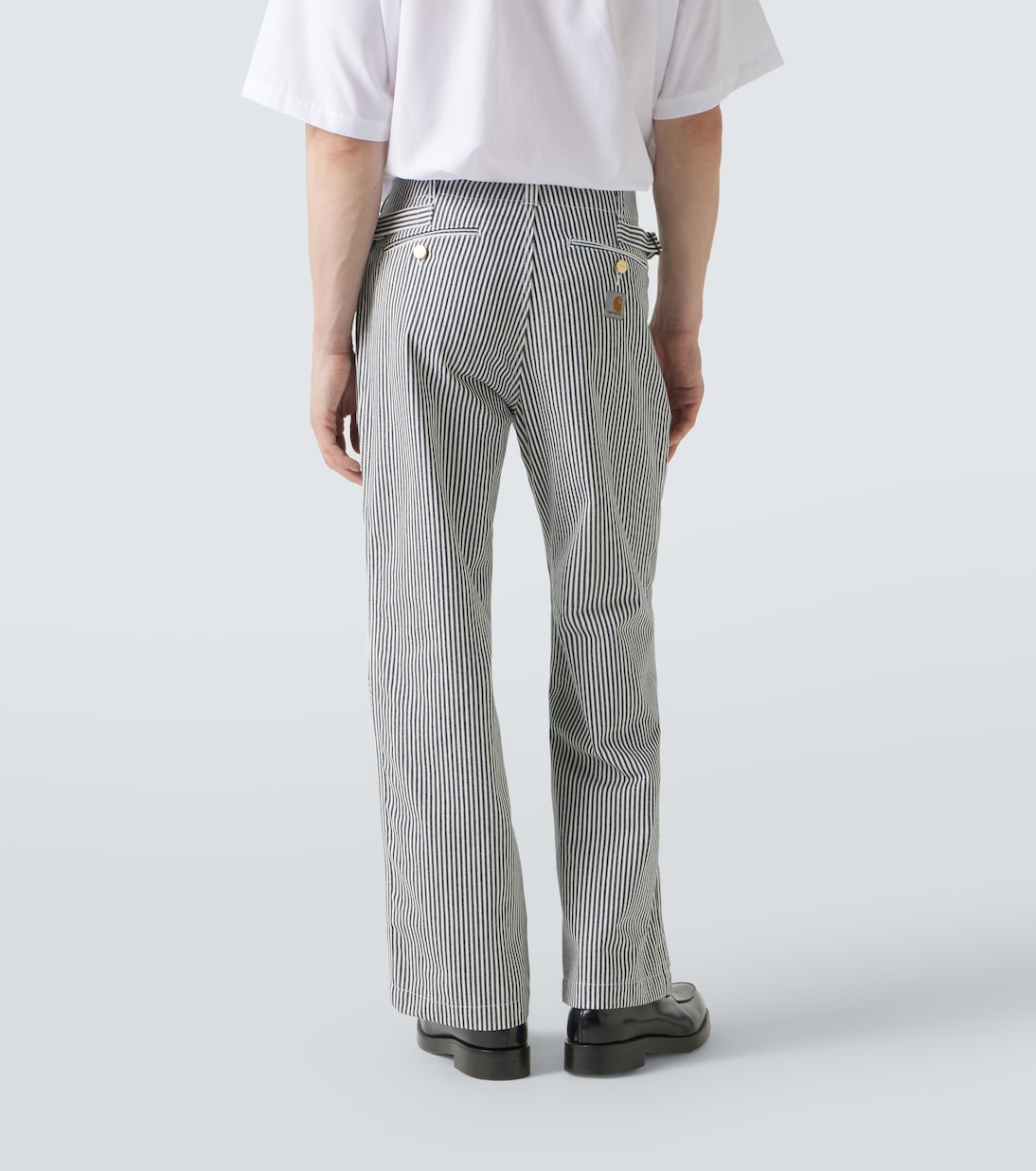 x Carhartt striped cotton straight pants | Junya Watanabe