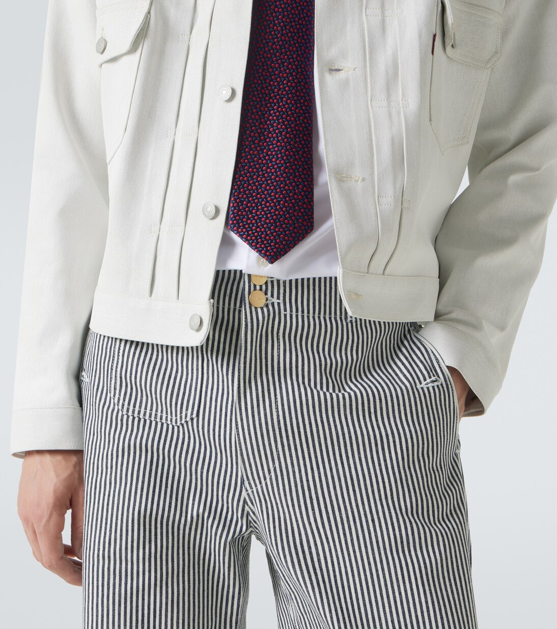 x Carhartt striped cotton straight pants | Junya Watanabe