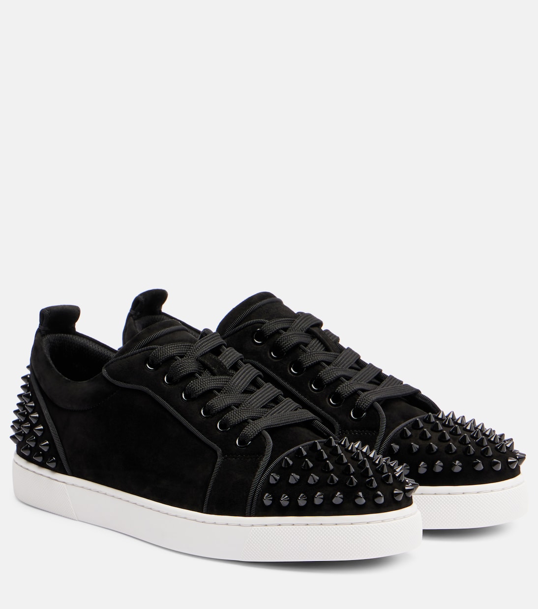 Baskets Louise Junior Spikes en daim | Christian Louboutin