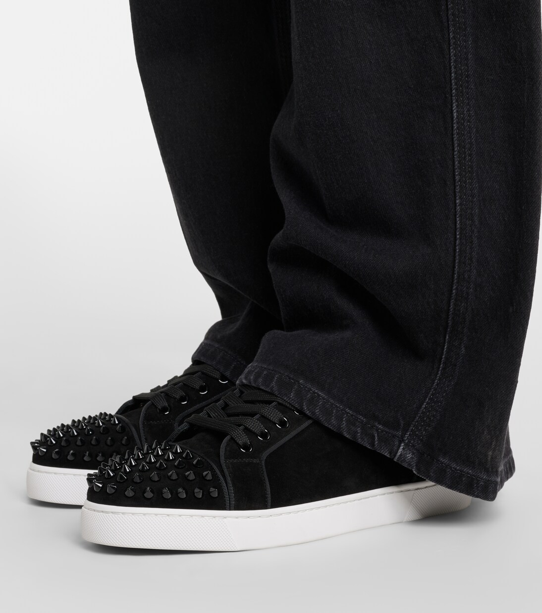 Louise Junior Spikes suede sneakers | Christian Louboutin