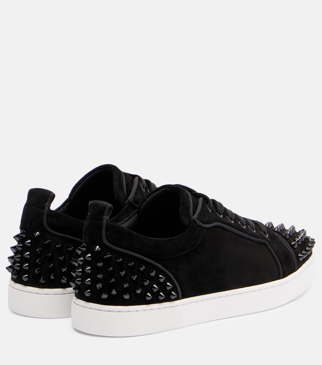 Baskets Louise Junior Spikes en daim | Christian Louboutin