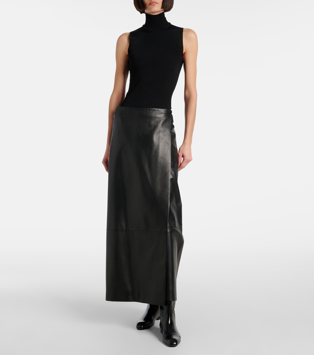 Benita ribbed-knit turtleneck top | Khaite