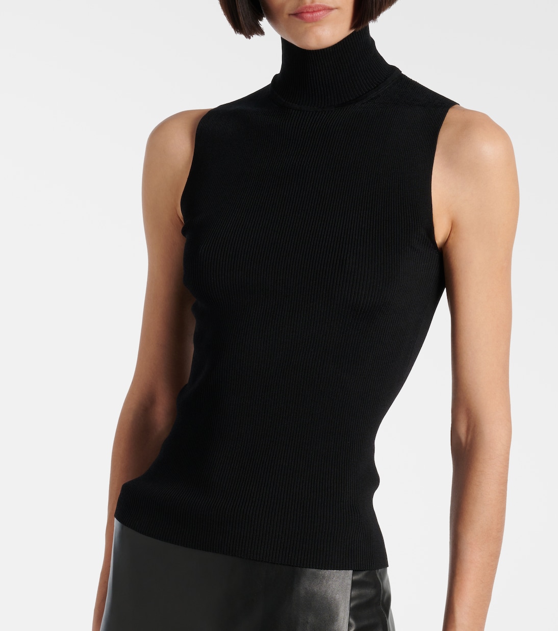 Benita ribbed-knit turtleneck top | Khaite