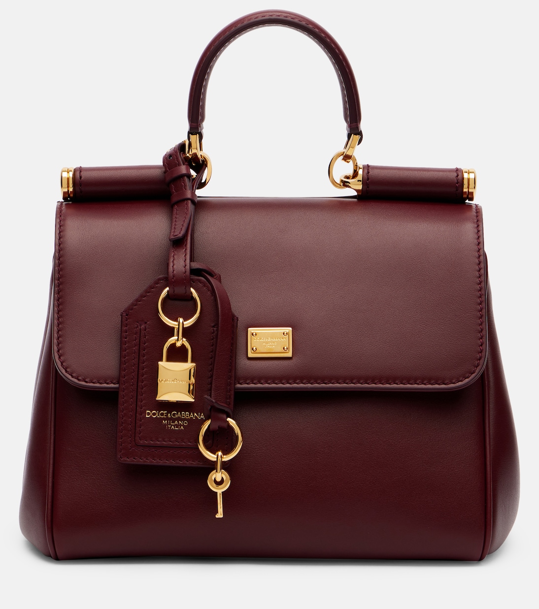 Borsa Sicily Medium in pelle | Dolce&Gabbana