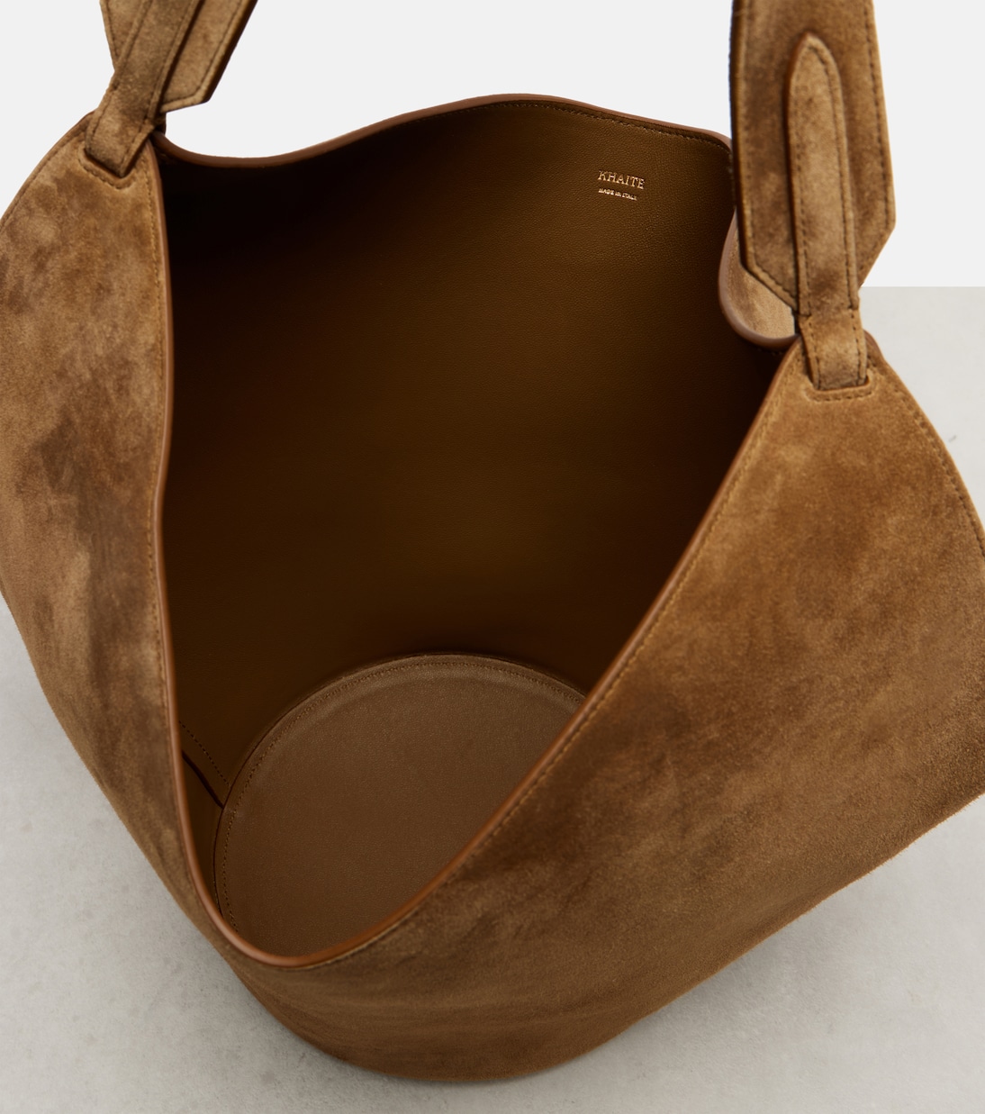 Sac Lotus Small en daim | Khaite