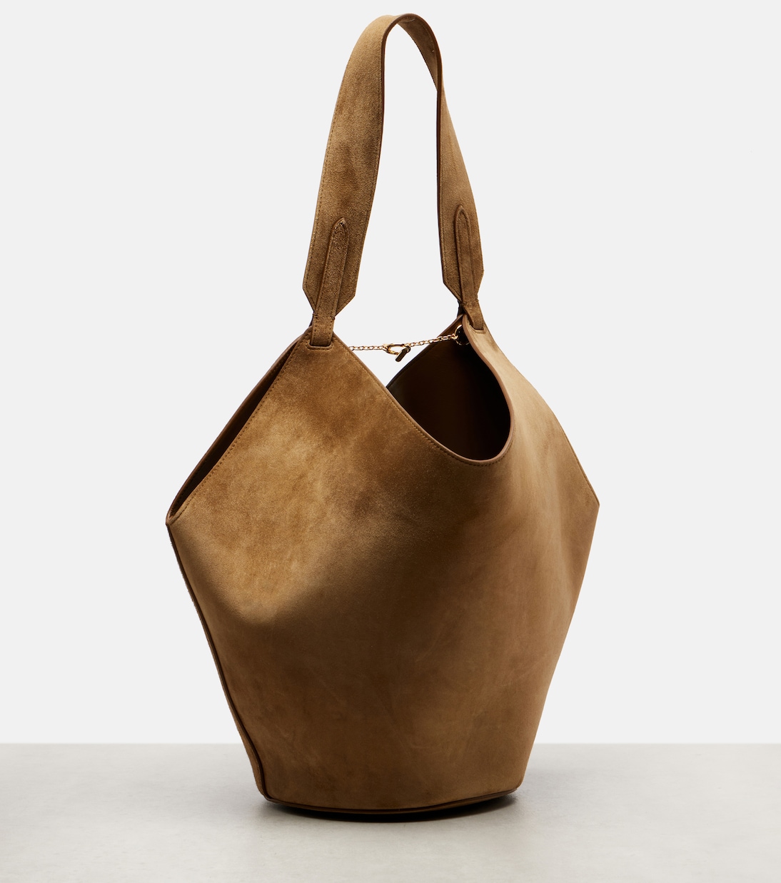 Sac Lotus Small en daim | Khaite