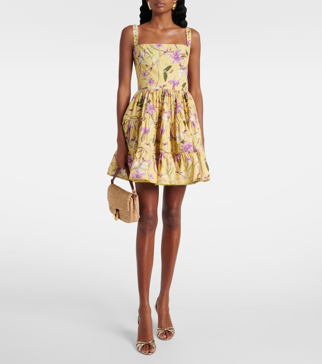 Lima printed cotton minidress | Agua by Agua Bendita