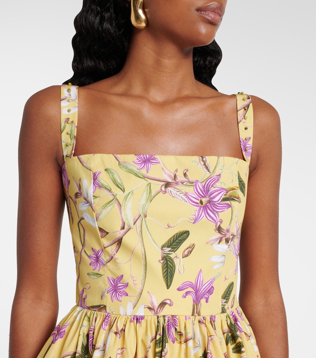 Lima printed cotton minidress | Agua by Agua Bendita