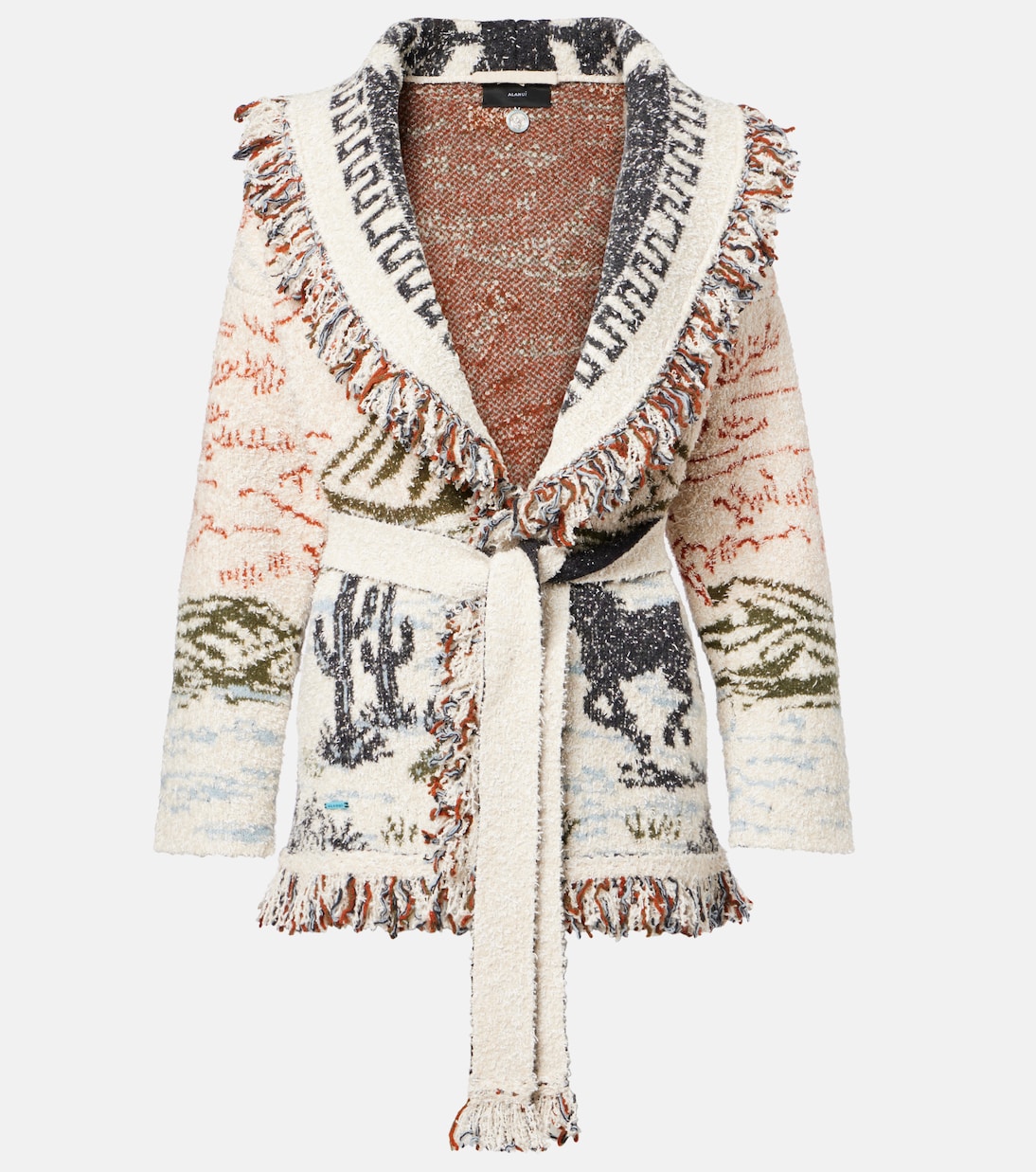 Sunset Riders wool and cotton-blend cardigan | Alanui