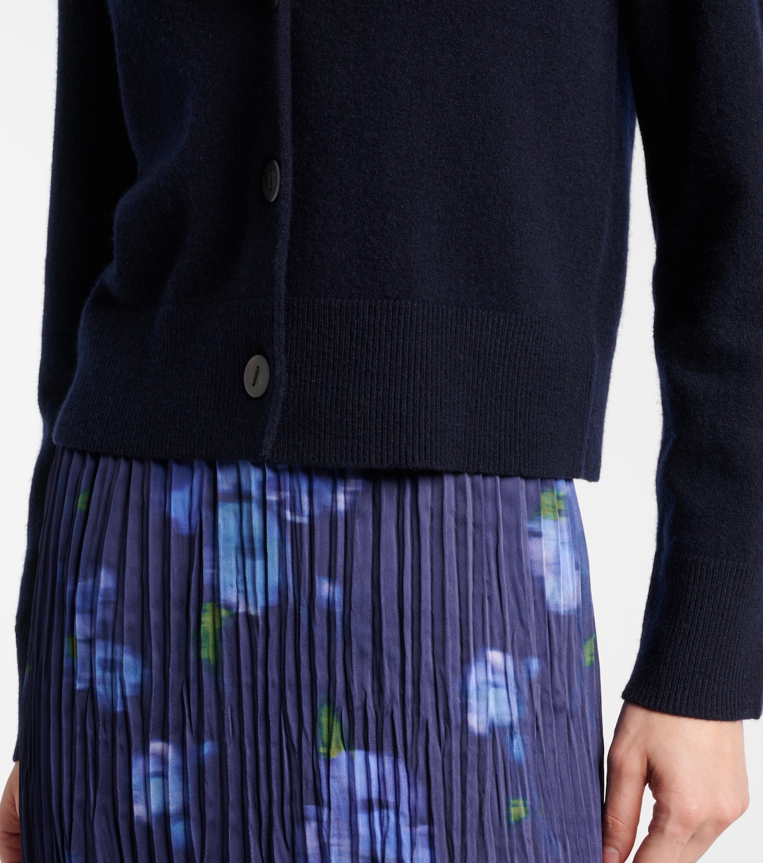 Cropped wool and cashmere cardigan | Vince