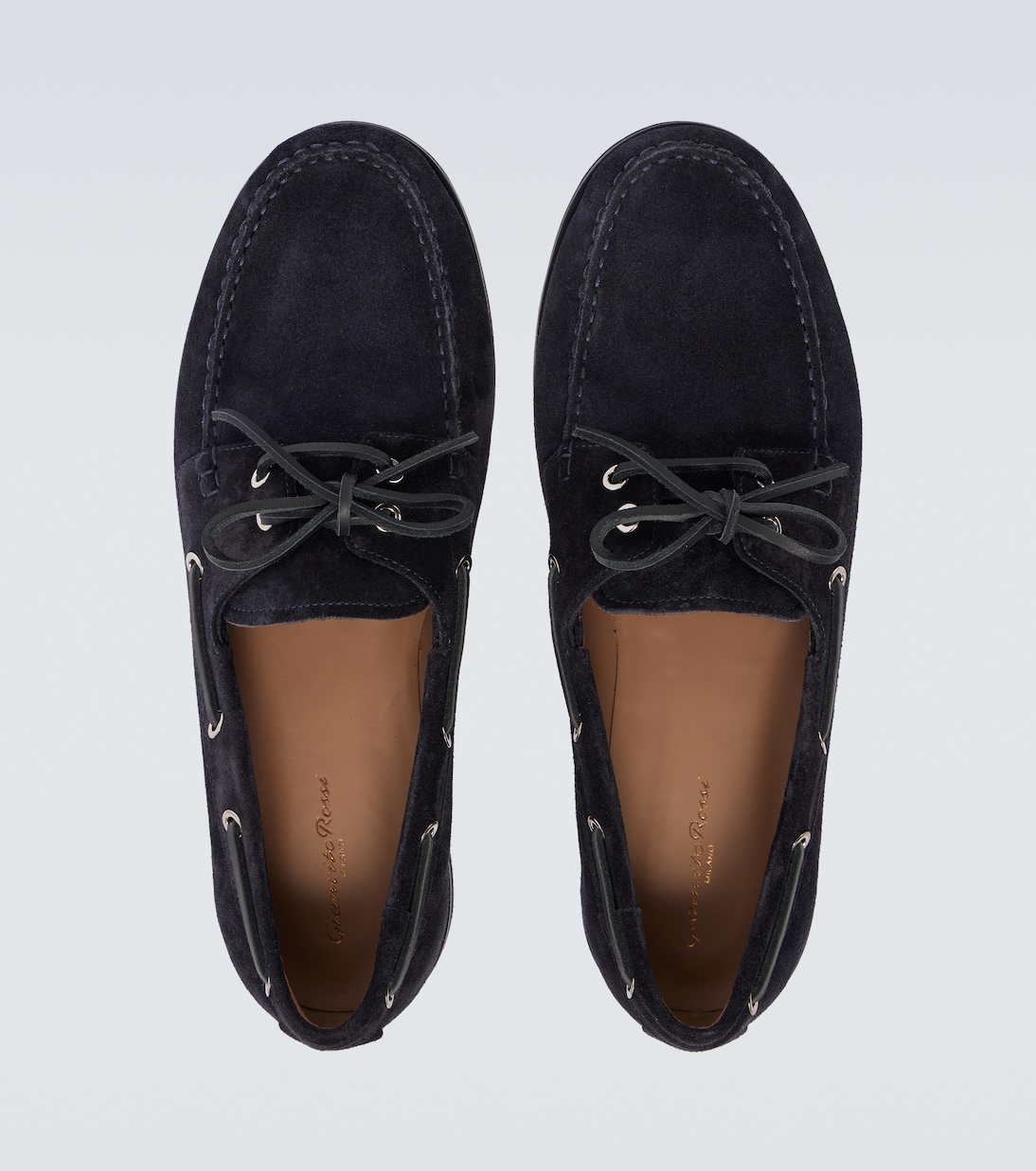 Segelschuhe Vandé aus Veloursleder | Gianvito Rossi