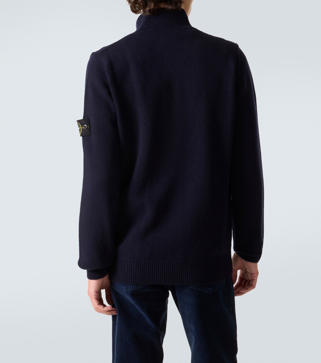Compass wool-blend polo sweater | Stone Island