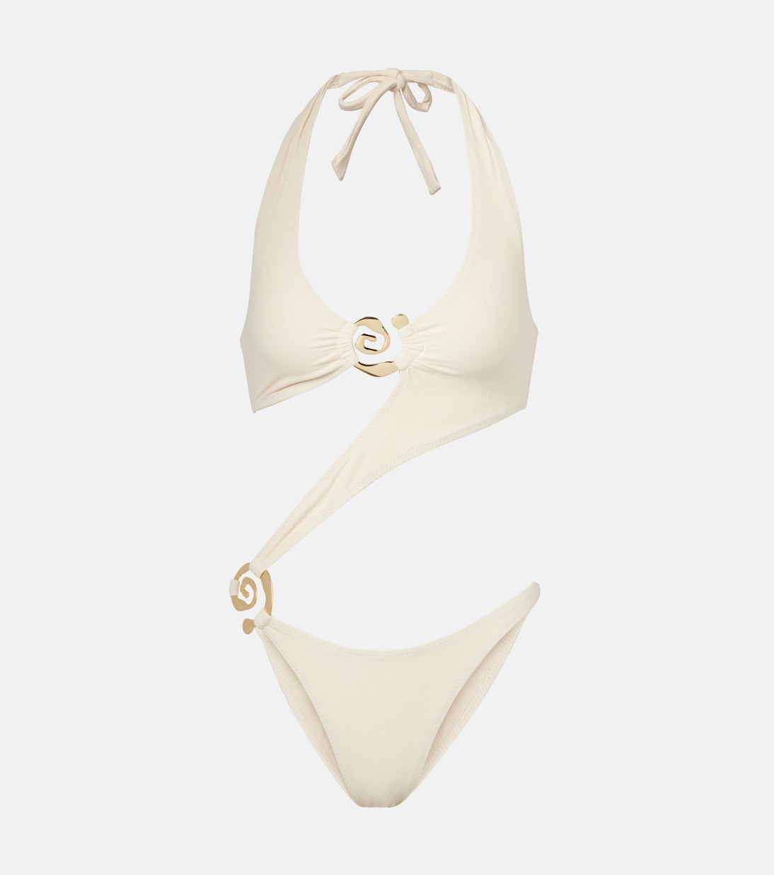 Halter Spiral cutout swimsuit | Same
