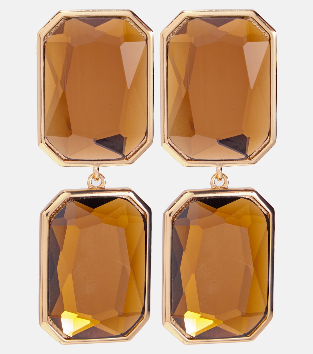 Boucles d’oreilles Amber en plaqué or | Self-Portrait