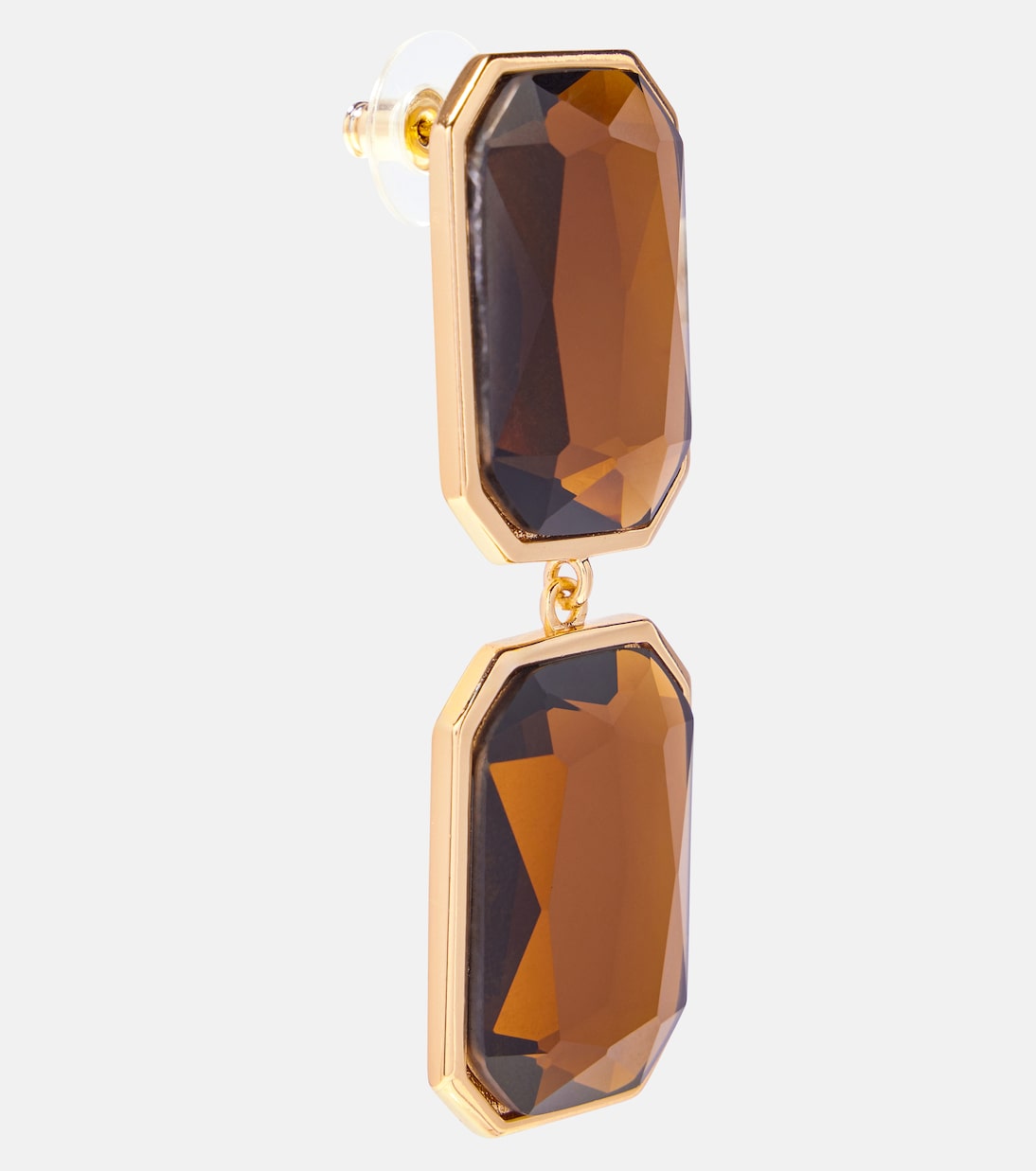 Boucles d’oreilles Amber en plaqué or | Self-Portrait